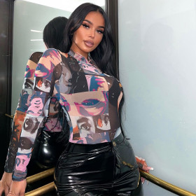 Printed Bodysuit