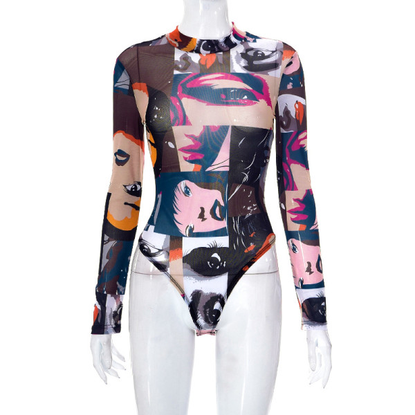 Printed Bodysuit