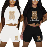 Fashion casual short sleeved set