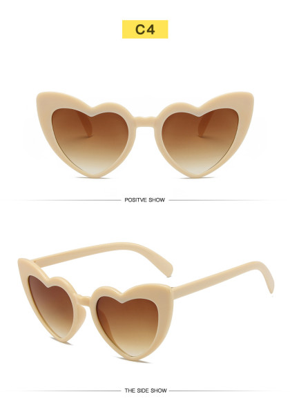 Fashion Love Sunglasses Party Peach Heart Glasses Styling Sunglasses Trend