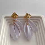 Vintage Resin Petal Earrings