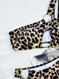 Bikini Printed Sexy Bikini Women's Split Swimsuit Triangle Bikini