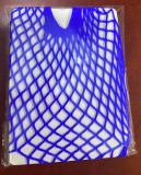 Fun Lingerie Women's Sexy Hollow Top and Bottom Two Piece Mesh Set