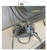 Handheld crossbody bag, one shoulder small square bag