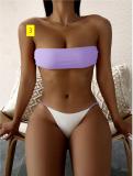 Sexy bikini bra split bikini