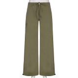 Fashion casual pocket cargo pants