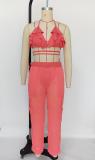 Bikini Swimwear Chiffon Pocket Pants Set Three Piece Set