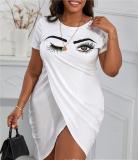 Women's abstract printed casual wear