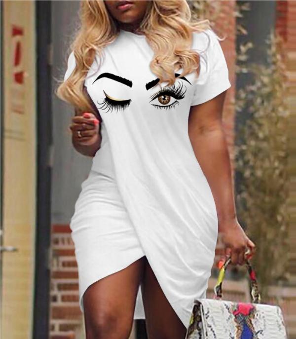 Women's abstract printed casual wear