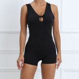 Pleated Peach Hip Yoga Pants Tight Quick Drying Fitness Pants Women's Training Dance Sports Yoga Jumpsuit