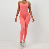 Wrinkle and Hip Lift Yoga Pants Quick Dry Tight Running Peach Hip Pants No Awkwardness Thread Fitness Jumpsuit