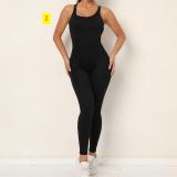 Wrinkle and Hip Lift Yoga Pants Quick Dry Tight Running Peach Hip Pants No Awkwardness Thread Fitness Jumpsuit