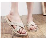 Sandals flip-flops women wear flat bottomed casual beach shoes outside summer women's anti-skid slippers sandals
