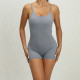 Tight fitting one piece yoga pants, air backed yoga suit, women's high elastic one piece fitness pants