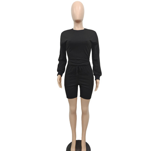 Solid casual set with three colors available