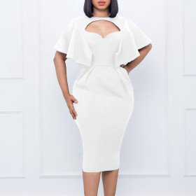 Temperament Tongle Wrap Hip OL Professional Pencil Skirt Foreign Trade Dress