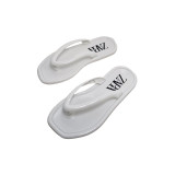 Flat crystal flip flops flip-flops