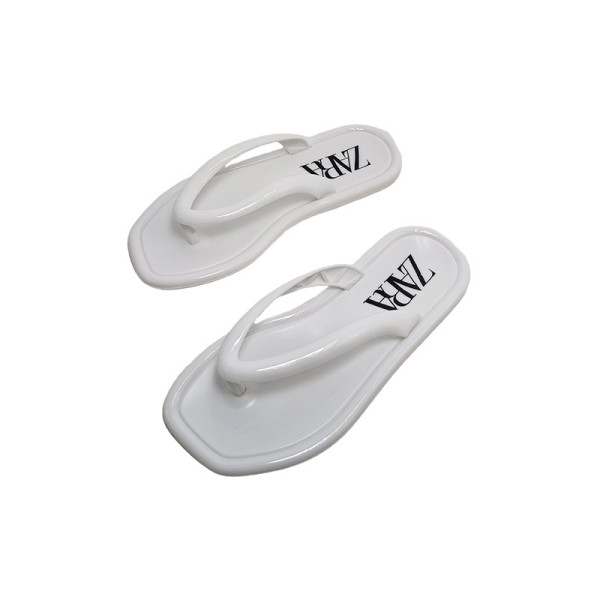Flat crystal flip flops flip-flops
