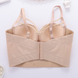 Oversized suspender for women's underwear and dance stage performance wear, short sexy backless shaping top