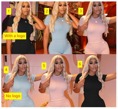 Tight Yoga Pants Set Casual Solid Color Fit Yoga Suit Two Piece Set