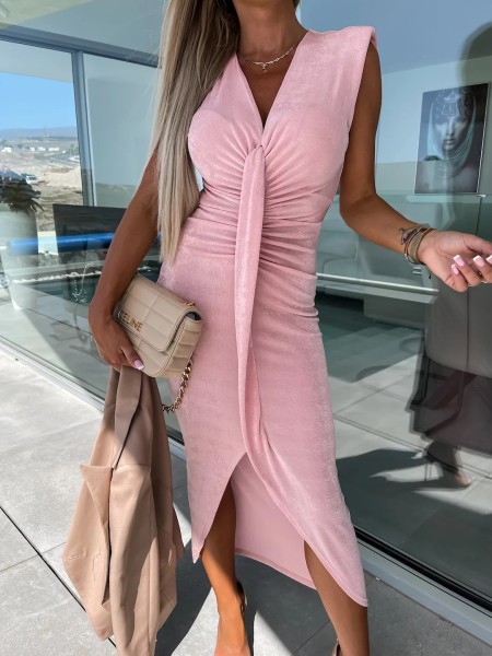 Pleated casual dress loose holiday dress