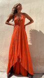 Sexy Strap Casual Dress Loose Vacation Swing Dress