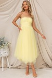 Women's multi color party dress with a bra mesh dress