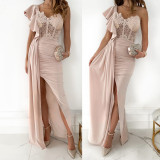 Sexy Slim Fit Sleeveless Dress Casual Party Split Dress