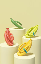 EVA banana flip-flops for household non slip lovers thick soled sandals EVA banana flip-flops for household non slip lovers thick soled sandals