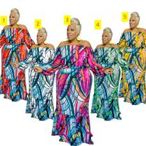 Sexy Off Shoulder One Line Neck Fashion Set