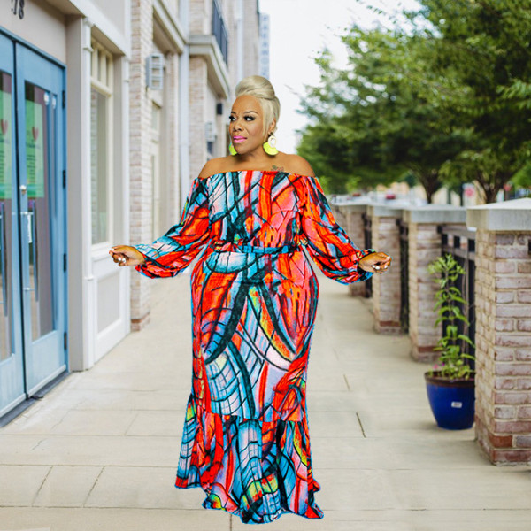 Sexy Off Shoulder One Line Neck Fashion Set