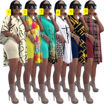 Fashion women's casual printing 2-piece set