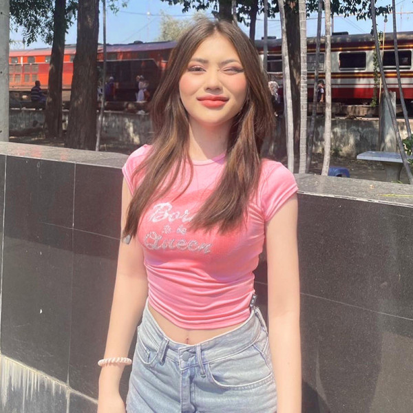 Love printed hot diamond letter short sleeves