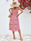 Women's bra printed dress