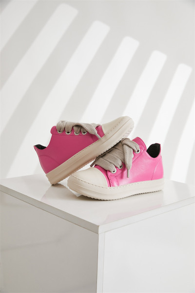 Small white shoes, women's thick shoelaces, personalized trendy shoes, thick soles, car stitching, candy colored women's shoes, couple's board shoes