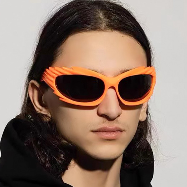 Personalized Funny Hedgehog Sunglasses for Men and Women Exaggerate Colorful Large Frame Sunglasses