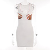 Small V Slim Fit Sexy Spicy Girl Short Dress