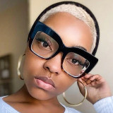 Blue light resistant glasses personalized decor eyeglass frame