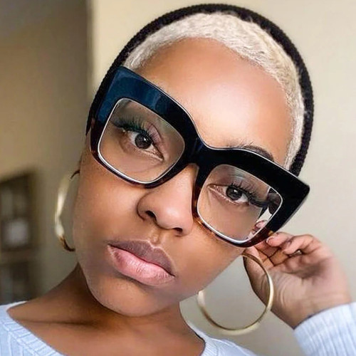 Blue light resistant glasses personalized decor eyeglass frame