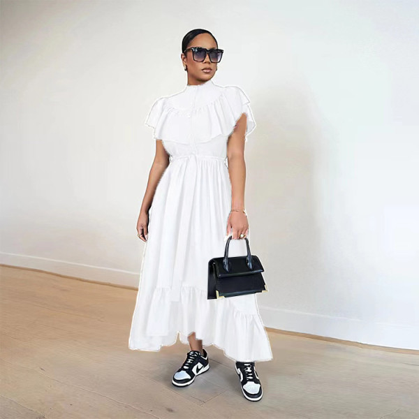 Loose and Slim French Lazy Style Shirt Dress