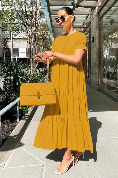 Loose and Slim French Lazy Knit Dress