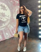 Pure cotton printed T-shirt Pure cotton printed T-shirt