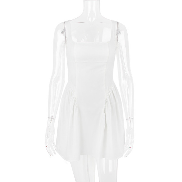 Hanging Dress Design Sense Butterfly Knot Back Dress Pure Lust Short Skirt