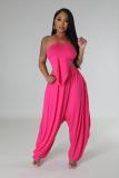 Sexy Wrapped Chest Harlan Pants Lace Up Two Piece Set