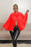 Fashion sexy bright silk cardigan open back top lace shirt