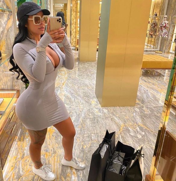 Women's casual sexy printed zipper slimming tight dress