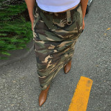 Outdoor Fashion Personalized Camo Wash Skirt