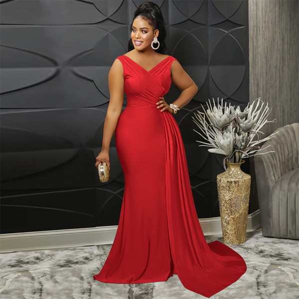 Women's Prom Dress Evening Dress Elegant Sexy Floor Sweeping Dress
