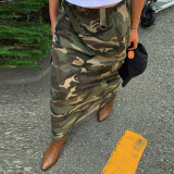 Outdoor Fashion Personalized Camo Wash Skirt