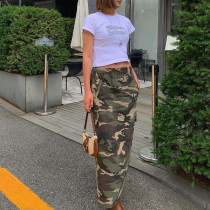 Outdoor Fashion Personalized Camo Wash Skirt Outdoor Fashion Personalized Camo Wash Skirt